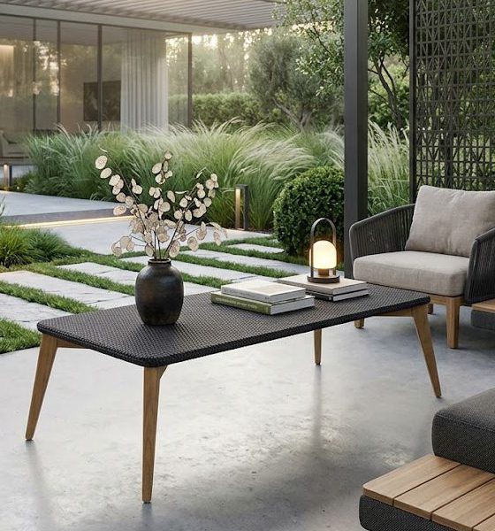Arc table basse